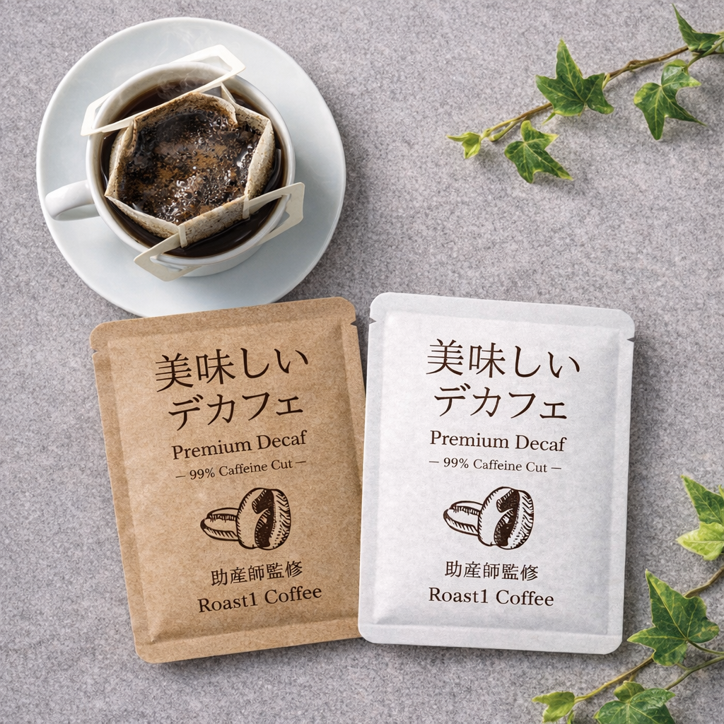 北海道産 助産師監修】美味しいデカフェ ドリップバッグ［10袋］のお