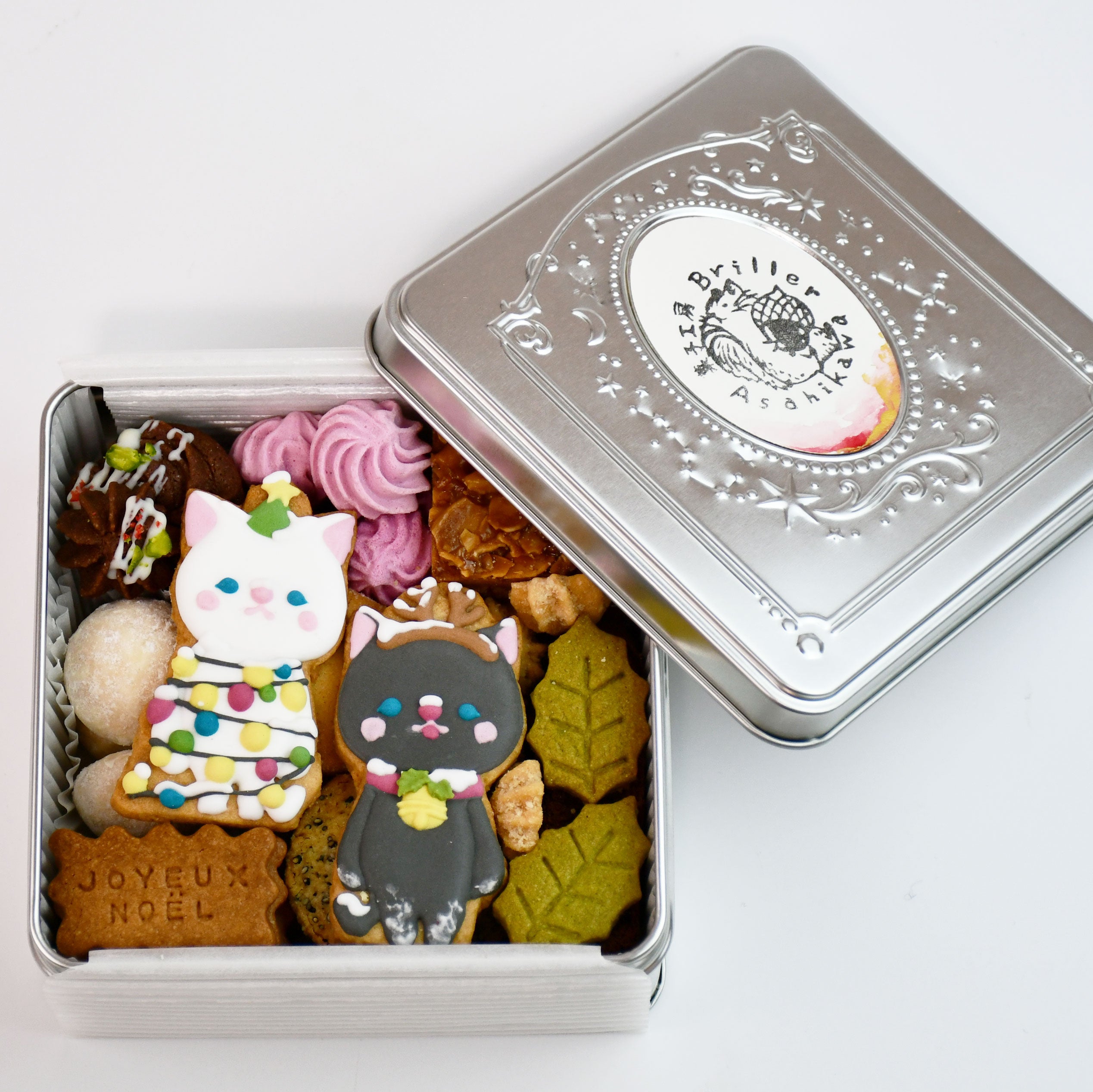 クリスマス2025・数量限定 クッキー缶】いたずら子猫のクリスマス ［小