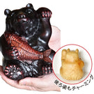 【北海道伝統木彫り】招きクマ「カムイ」