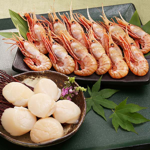 【北海道産】ほたて貝柱&ぼたんえびセット
