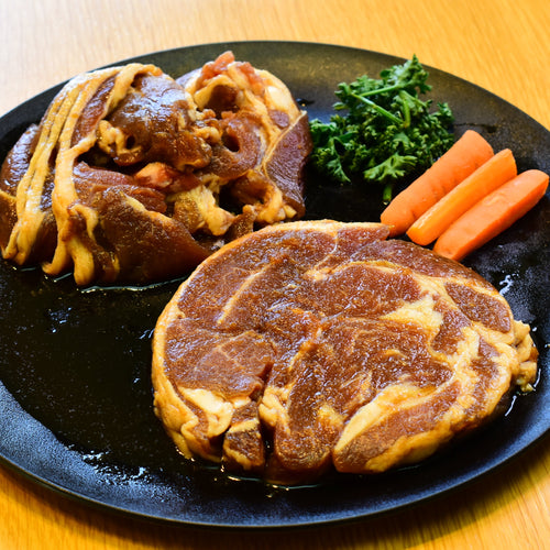 北海道名物ジンギスカンセット［2種、ジンギスカン300g×2P・ラムステーキ200g×2P 計1kg］