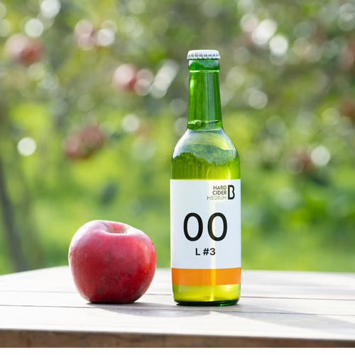 【北海道のりんご農家が実現したフルーティーなシードル】BLANK HARDCIDER [00] L#3［3本セット］