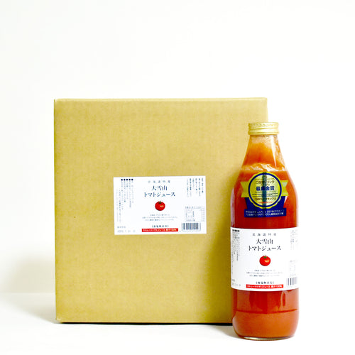【北海道産】大雪山トマトジュース［無塩］1000ml×6本入
