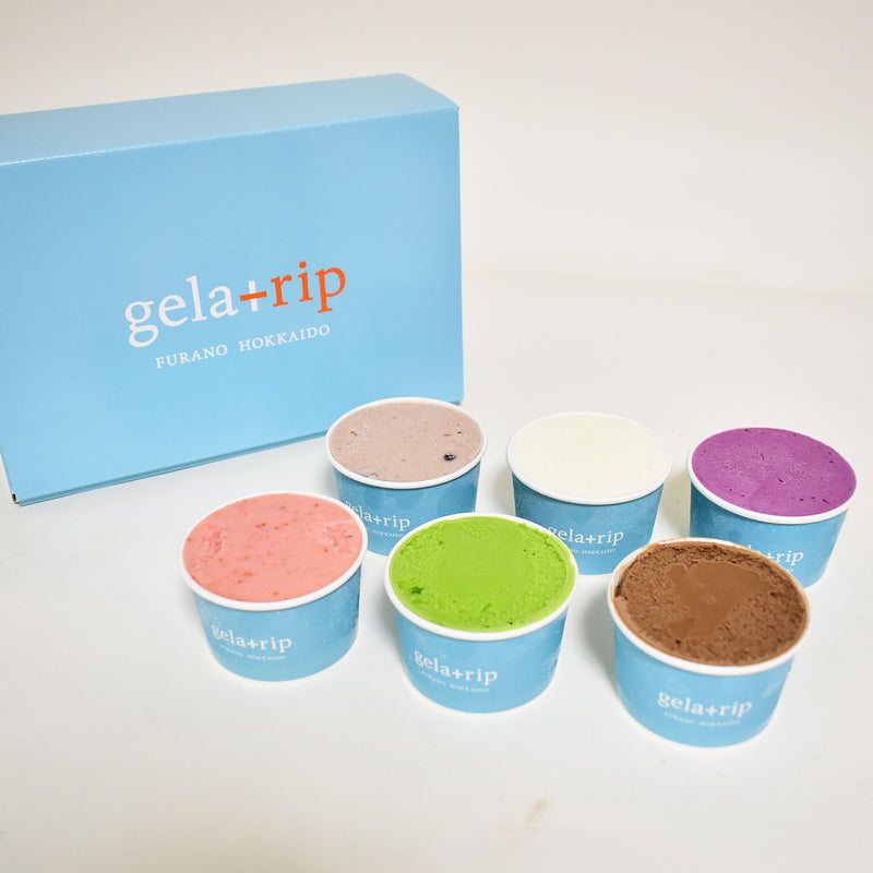 北海道上富良野】ジャージーミルク100% ジェラート［6種入］のお