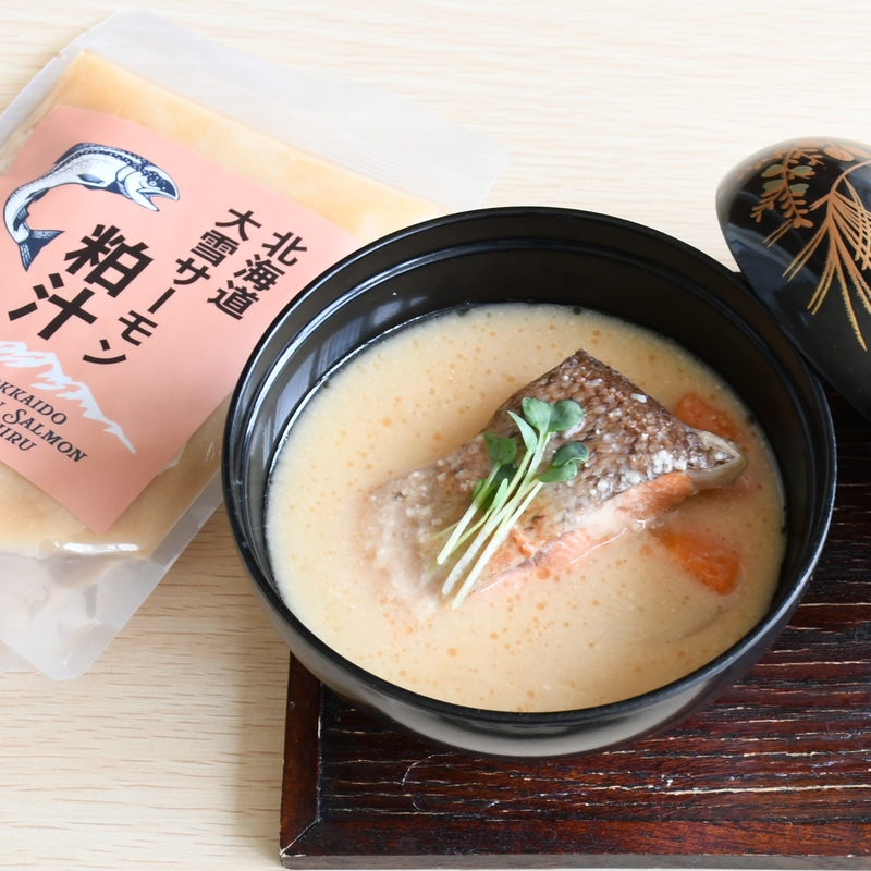 発酵本家な味噌汁(北海道シャケ入り) X 4 発酵本家の味噌汁 83.5g 10食分 北海道産 シャケ入りダイエット