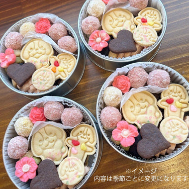 【北海道産】キャバリアクッキー丸缶