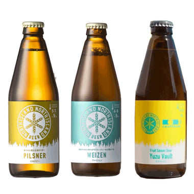 【賞味期限12月/送料無料/北海道産】NORTH ISLAND クラフトビール3種セット［Pilsner/Weizen/Yuzu Vault］