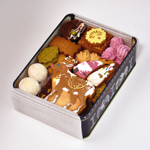 【クリスマス・数量限定】聖夜にサンタがやってくる クッキー缶［大］　