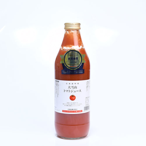 【北海道産】大雪山トマトジュース［無塩］1000ml×6本入