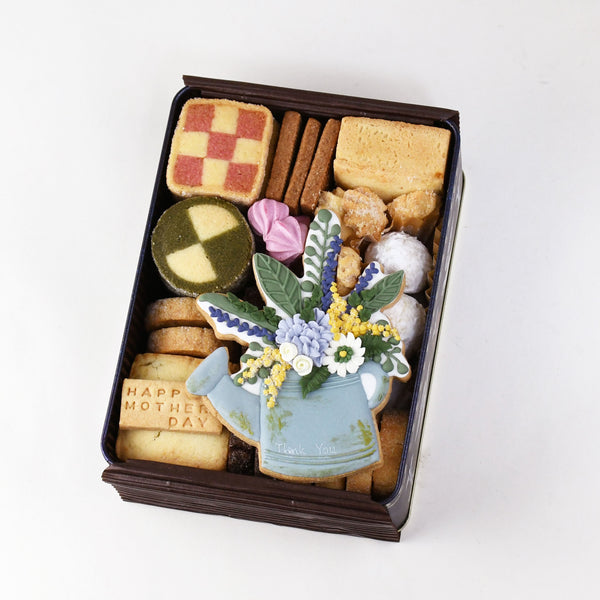 母の日・数量限定】フラワークッキー缶（大）のお取り寄せ【菓子工房