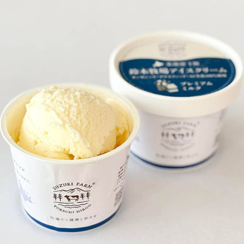 【北海道・十勝　鈴木牧場】アイスクリーム［プレミアムミルク×6個］