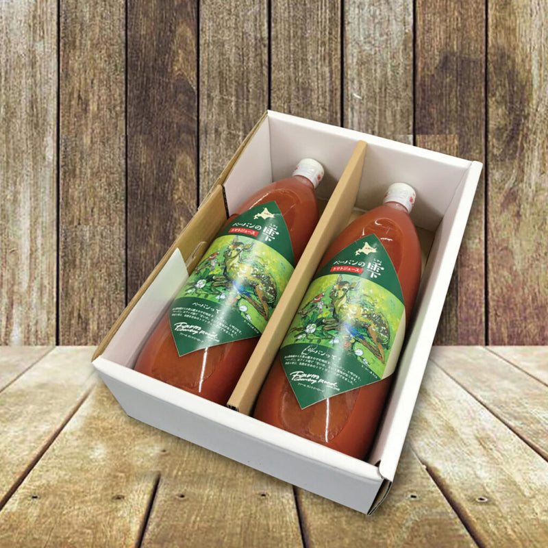 シルク　トマトジュース 北海道産】トマトジュース「ペーパンの雫」［1000ml×2本入］のお